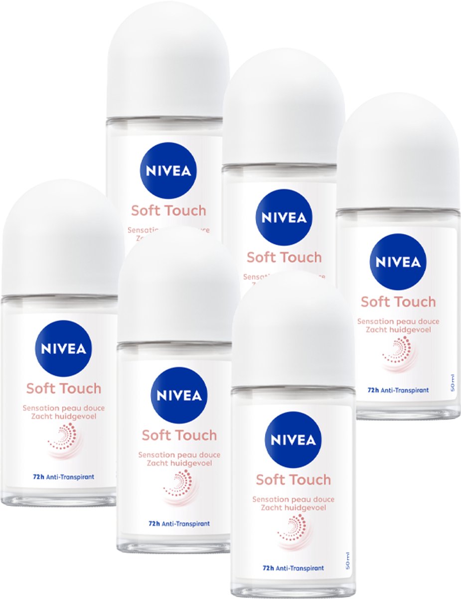 Goedkoopste NIVEA Satin Sensation Anti-Transpirant Deodorant Roller - Zonder Ethylalcohol - 72 uur bescherming - Voordeelverpakking - 6 x 50 ml