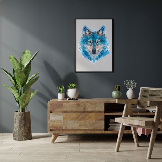 Milliwood - AG516 Puzzle en bois XXL Loup sauvage | Kit de construction de Puzzles 3D | Jouets de Hobby pour enfants et adultes | Décoration murale Salon | 500 pièces Ø45cm | Dans un coffret cadeau de luxe | Cadeau de fête des mères