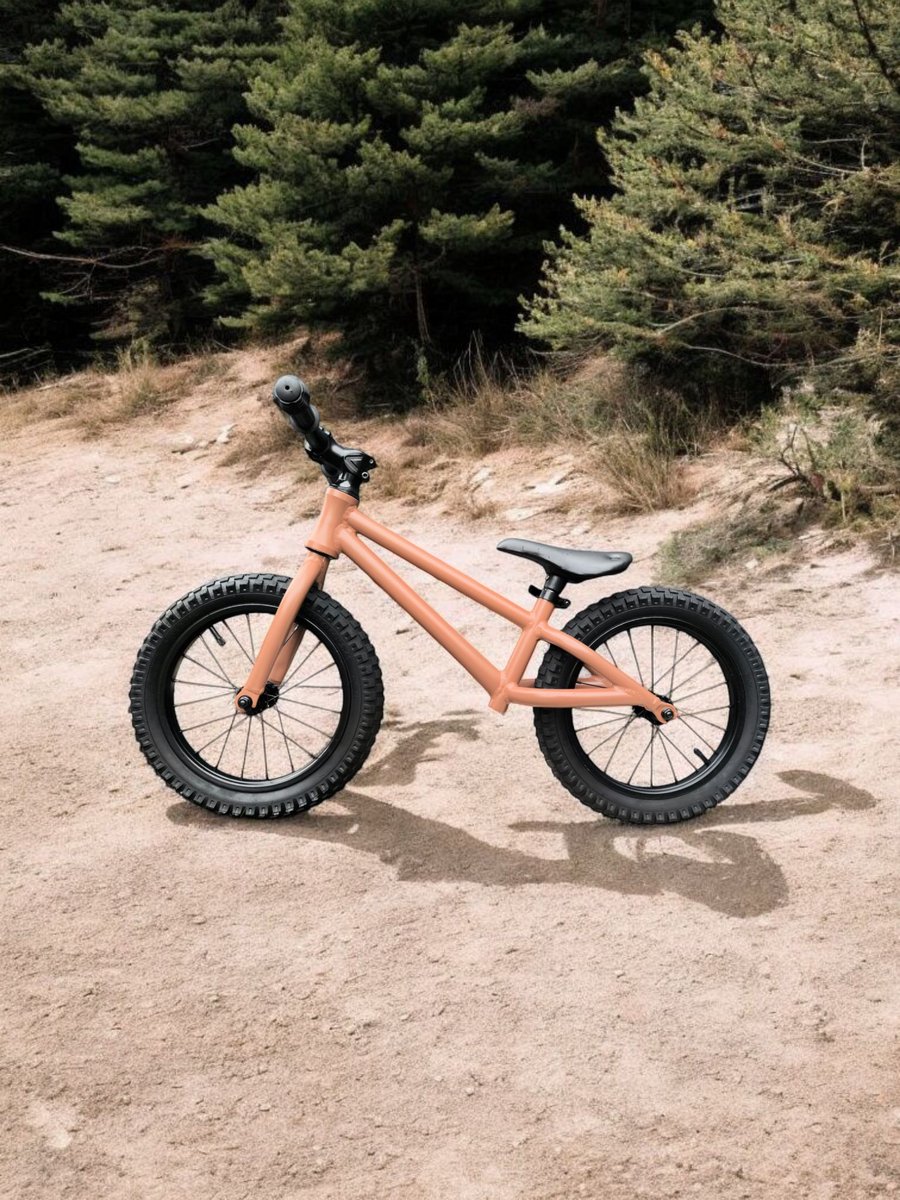 Jobber - Fatbike Loopfiets 2 jaar - loopfietsen 12 inch - Pastel Roze — afbeelding 11