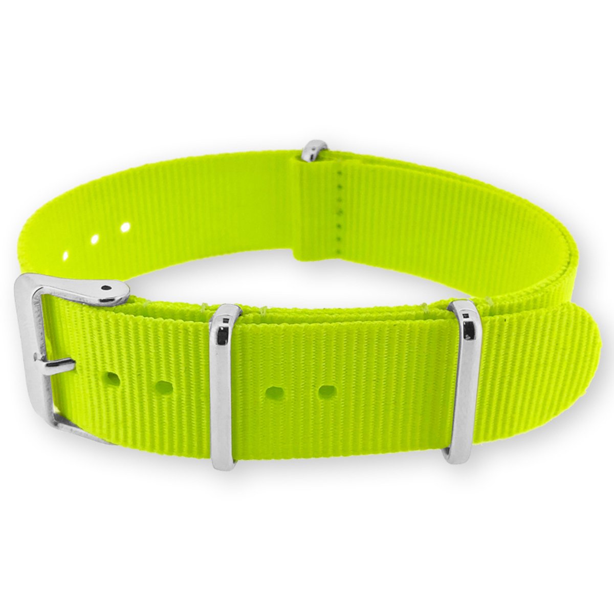 NATO Horlogeband G10 Military Nylon Strap - Original NATOS.com® - Fluo Geel 20mm