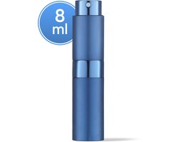 Scenty® - Parfum Verstuiver Navulbaar - Mini Parfum Flesje - Leeg - Reisflesje - Blauw - Altijd fris!
