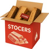 Haardhout eiken | 10 kilogram | brandhout voor open haard of hout kachel openhaardhout | STOCERS