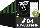 Swiffer Floor Cleaner 3D Clean - Lingettes sèches pour sols - Recharges - Pack économique 12 x 7 lingettes