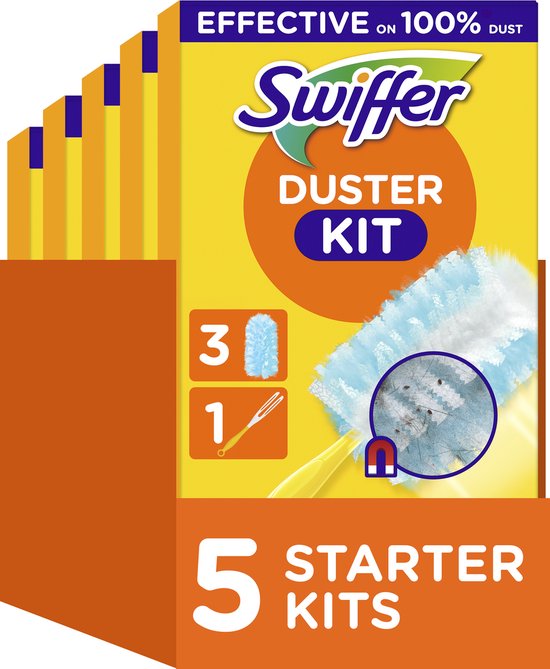 Swiffer Duster Plumeauset - 5 x (1 Handvat + 3 Navullingen)