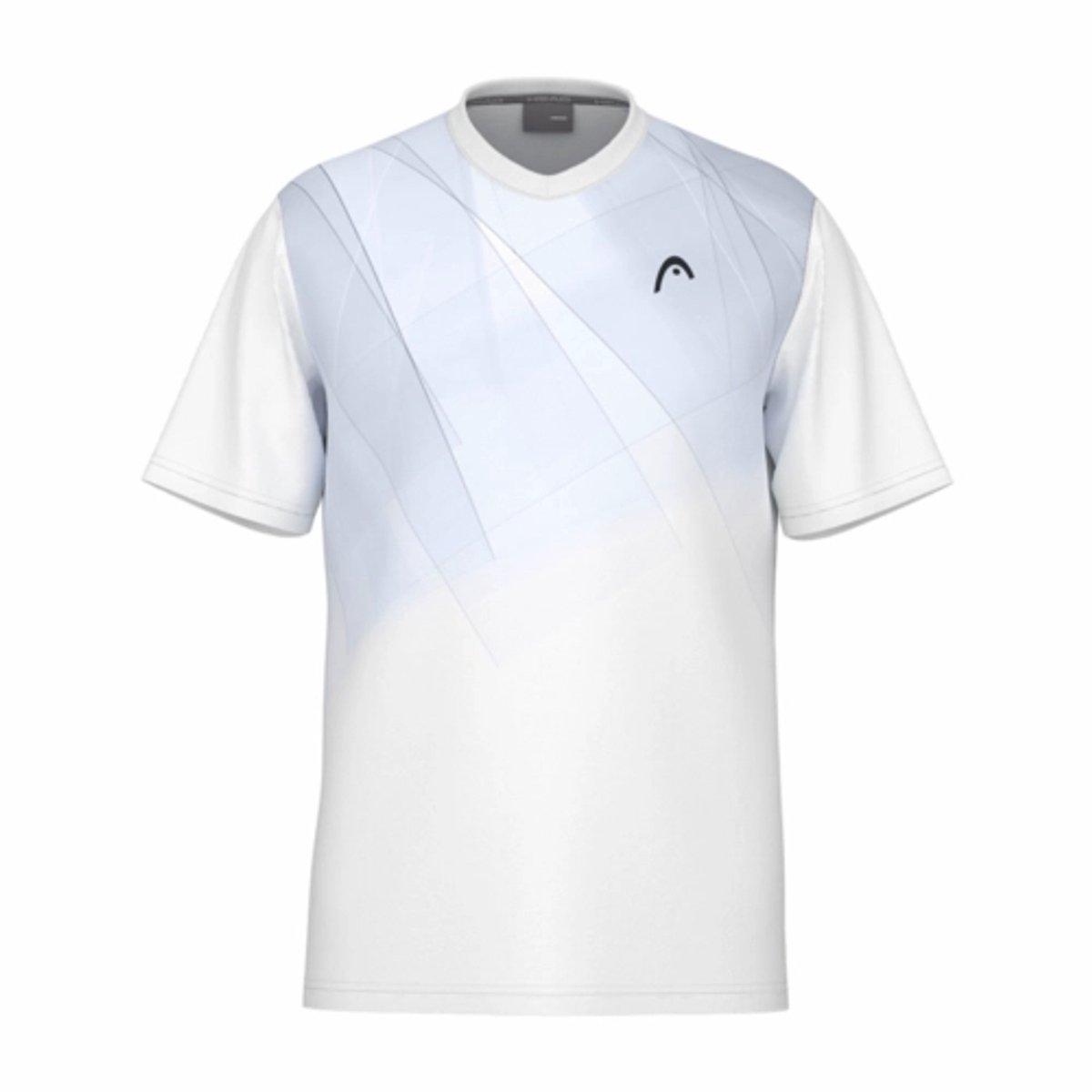Tennisshirt HEAD Men Topspin Print Marineblauw