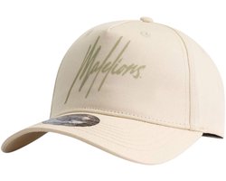 Malelions Striped Signature Logo Cap Heren