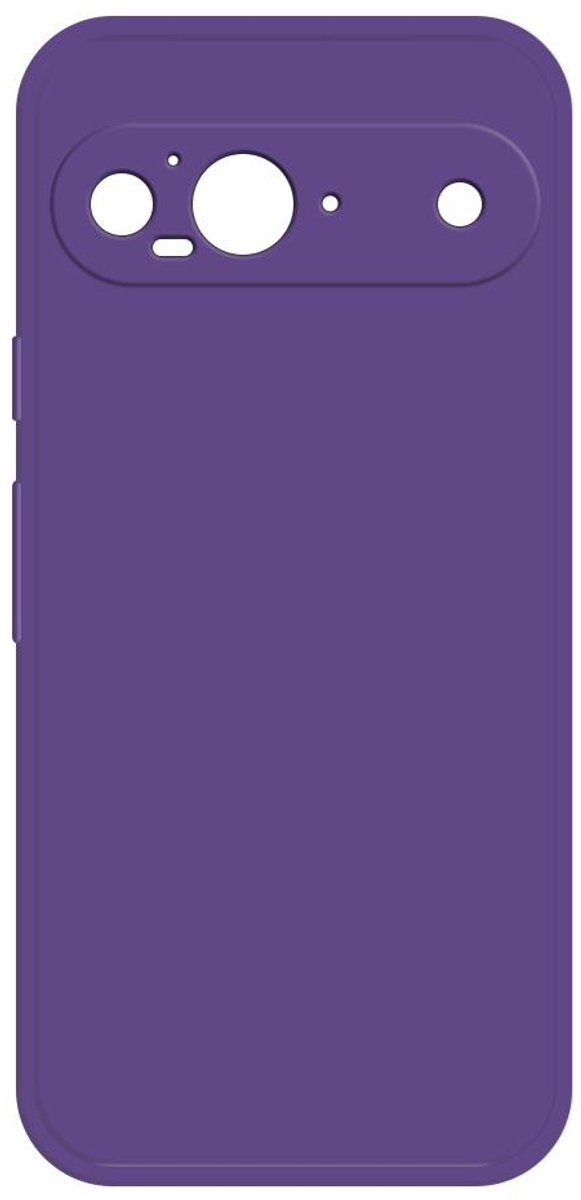 Hoesje voor Google Pixel 9 - Phonesta Color Silicone Back Cover - Donkerpaars