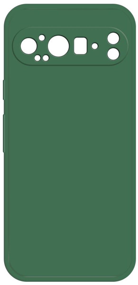Hoesje voor Google Pixel 9 Pro XL - Phonesta Color Silicone Back Cover - Donkergroen