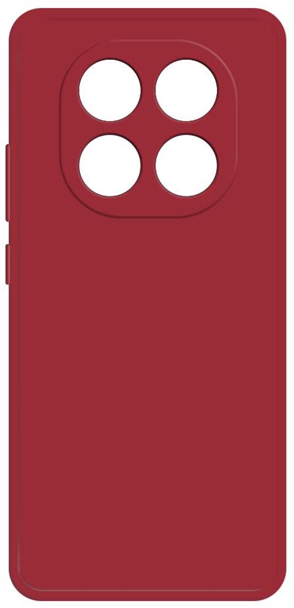 Hoesje voor Xiaomi Redmi Note 14 Pro Plus - Phonesta Color Silicone Back Cover - Bordeaux