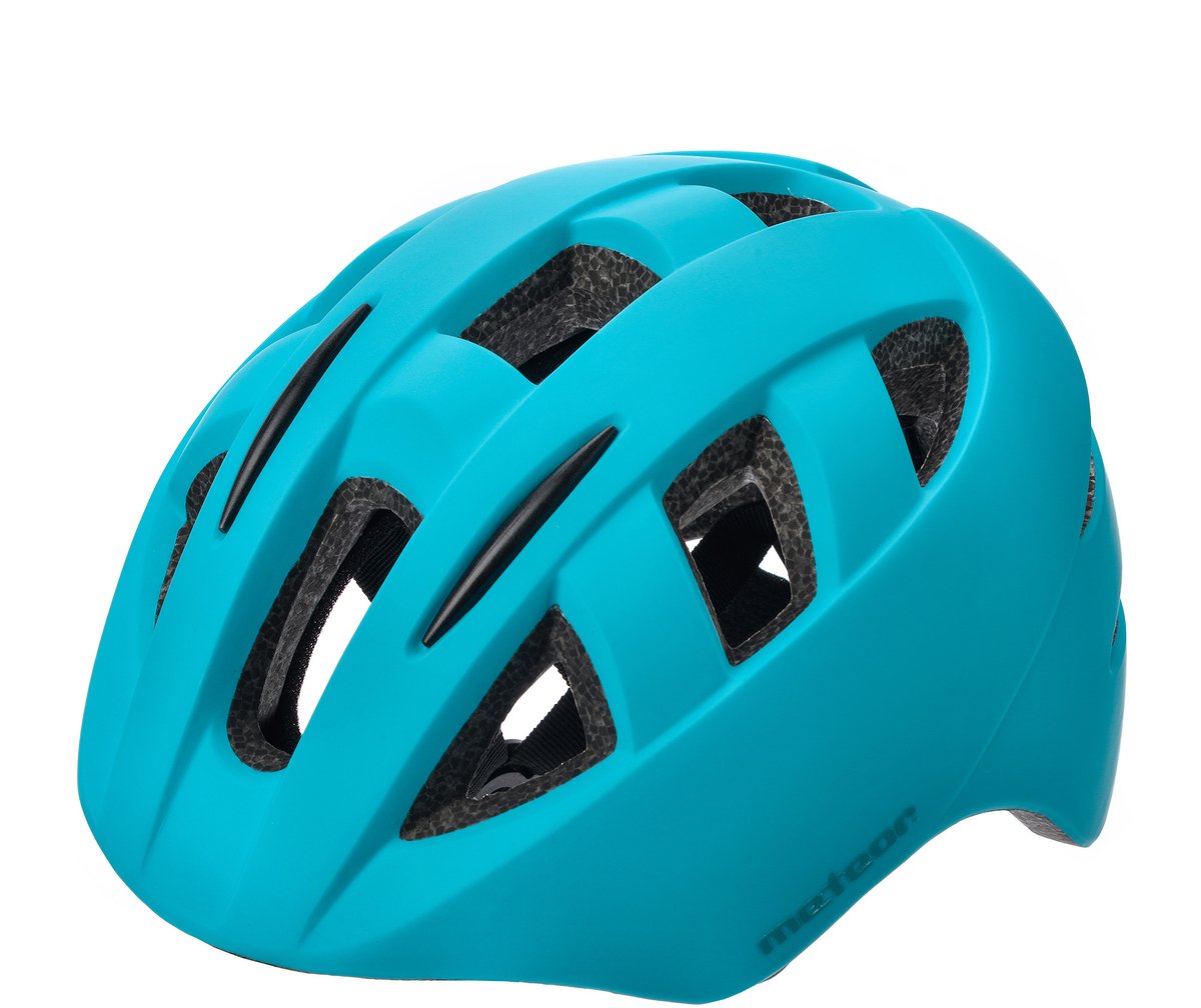 Meteor - Fietshelm - PNY11 - maat S 43-48 cm turkoois