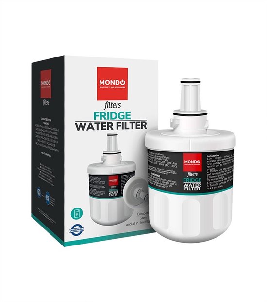 Mondo® waterfilter voor Amerikaanse koelkast - Alternatief geschikt voor Samsung DA29-00003F, DA29-00003G, Aqua Pure Plus Hafin, DA29-00003B, DA29-00003A, DA97-06317A, AS-FF110