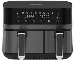 ProfiCook FR 1295 H -Dubbele Heteluchtfriteuse - 9 Liter (1x5.5L +1x 3.5L)