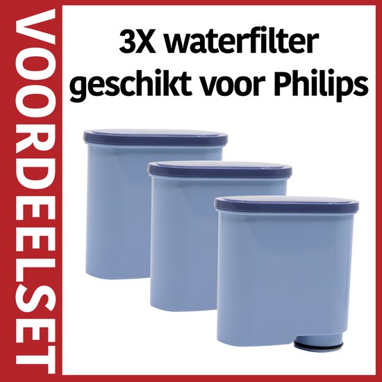 3 Filtres à eau adaptés pour Philips Saeco CA6903 || d' Eccellente