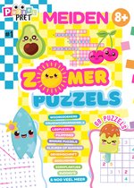 MEIDEN Puzzelpret - Puzzelboek - Puzzelboek Kinderen - Puzzelboeken - Sudoku Kinderen - Puzzelen - Puzzels - Puzzel - Puzzel boek - Speelgoed - Knutselen - DIY - Breinbreker - Speelgoed Meisjes - Meisje - Vakantieboek - Kleuren op Nummer - Raadsels