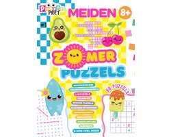 MEIDEN Puzzelpret - Puzzelboek - Puzzelboek Kinderen - Puzzelboeken - Sudoku Kinderen - Puzzelen - Puzzels - Puzzel - Puzzel boek - Speelgoed - Knutselen - DIY - Breinbreker - Speelgoed Meisjes - Meisje - Vakantieboek - Kleuren op Nummer - Raadsels