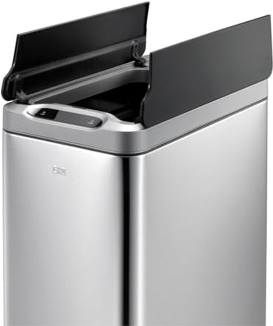 Poubelle à capteur EKO Phantom - 20 + 20 l - Inox mat - pour le tri des déchets
