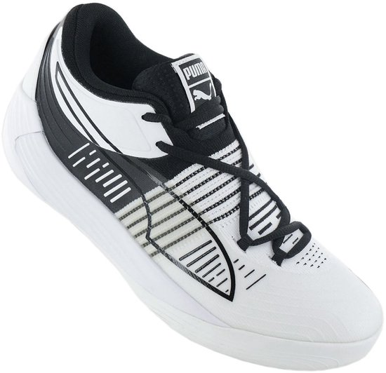 Puma Fusion Nitro - Chaussures pour femmes de Basketbal Baskets pour femmes homme, Wit 376639-01 - Pointure 44,5 (EU)
