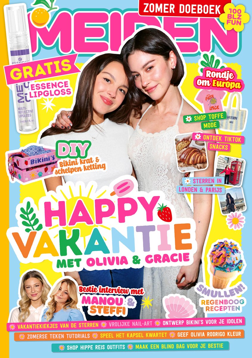 MEIDEN Vakantieboek XXL 2025 - Vakantieboek voor Kinderen - Zomerboek - Doeboek - Vakantie - Puzzels - Tekenen - Posters - Strips - DIY - Invullen - Knippen - Quiz - Speelgoed Meisjes - Cadeau Meisje - Meiden Cadeaus - Meiden Spullen Knutselen