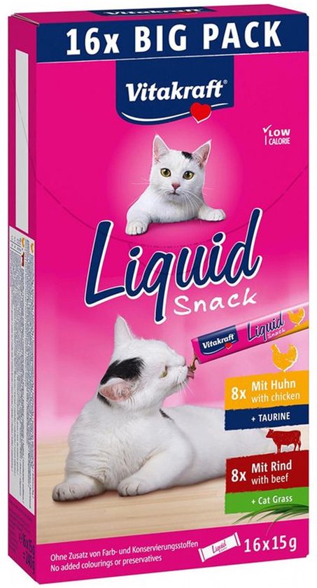 Vitakraft Liquid Snack Multipack - 5 x 16 st - 15 g