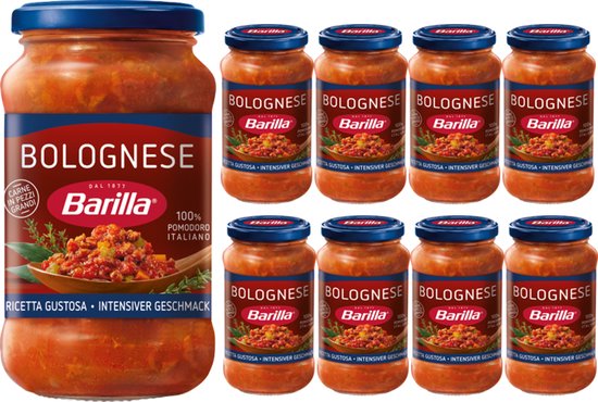 Barilla Bolognese Pastasaus - 8 x 300g