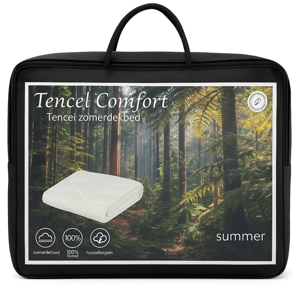 Licht & Luxe Tencel Zomerdekbed – 140x200cm - 100% Natuurlijk en Ademend - Hypoallergeen - Comfortabel