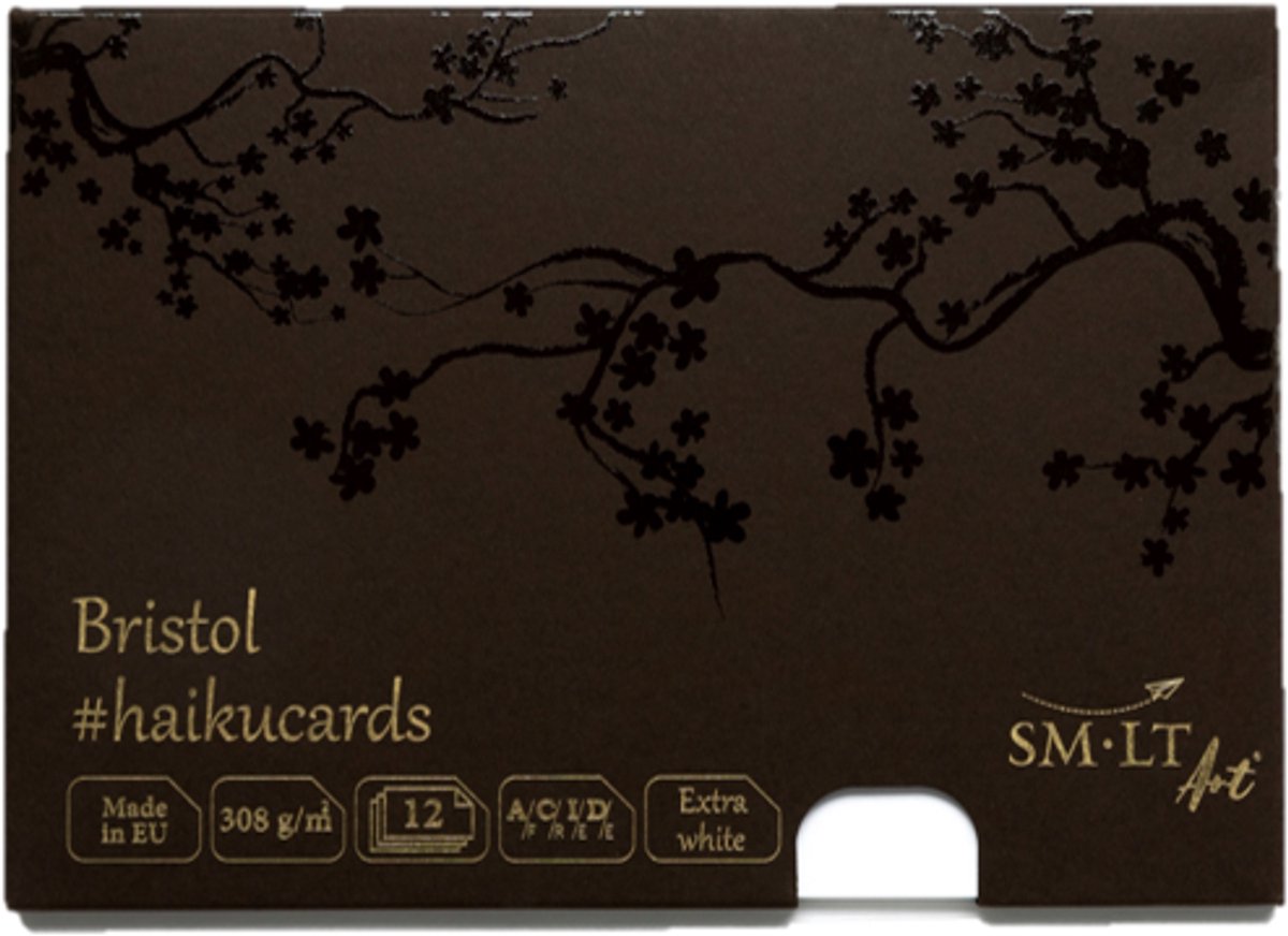 SMLT Haiku kaarten Bristol papier A5 308gr 12 vel schetsen.
