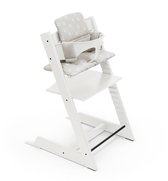 Bol.com Stokke Tripp Trapp kinderstoel (White) met kussen OCS (Star Silver) - Inclusief Tripp Trapp stoel babyset 2 voor kindere... aanbieding