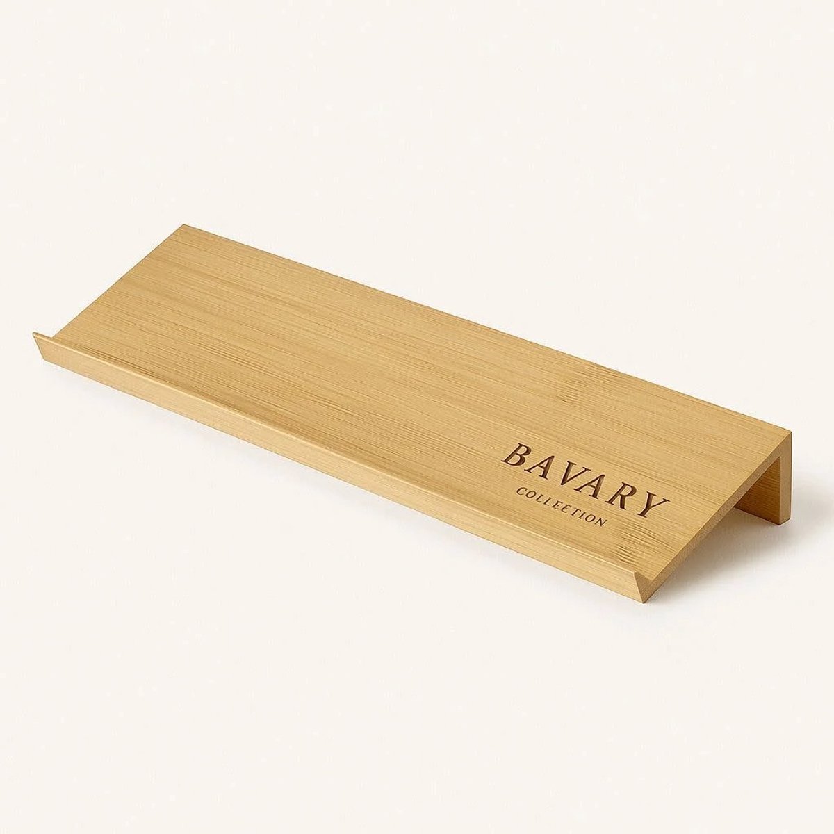 Bavary Bamboo Rek - Kruidenrek - 33 x 11.5 x 4 cm - Hout - Modern - Set van 4 stuks