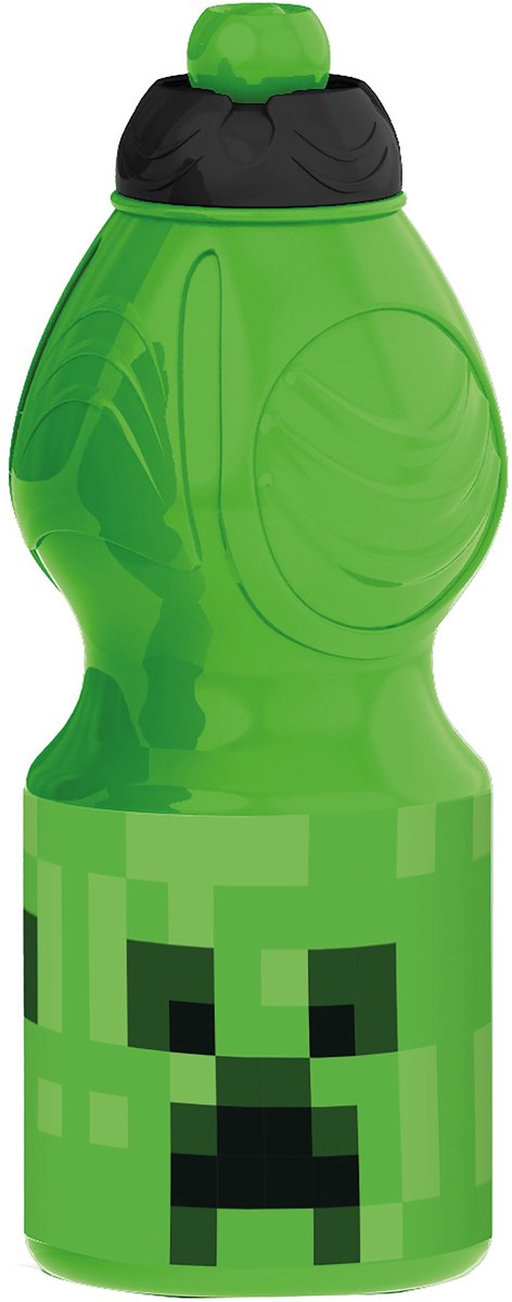 Stor Bidon Minecraft Junior - Drinkfles - 400ml - Groen van Stor  — afbeelding 4