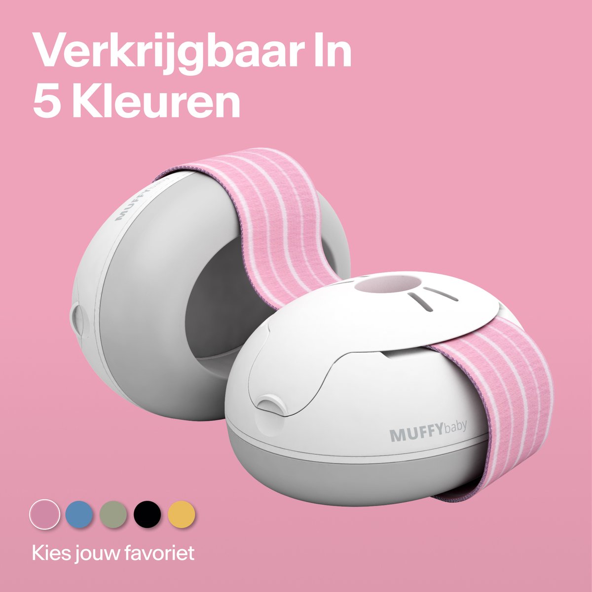 Alpine Muffy Baby Gehoorbescherming (12-36 Maanden) - Gecertificeerde Koptelefoon Baby - Verstelbare Oorbeschermers voor Baby en Peuter - 23 dB Demping - Roze – foto 6