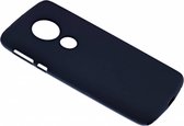 Motorola Moto E5 Case Zwart TPU Hoesje Matte Finish Slim Profile