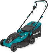VONROC Grasmaaier - 1600W – 38 cm maaibreedte - Vijf instelbare maaihoogtes: 25/40/50/60/70 mm - Incl. 42L Opvangbak