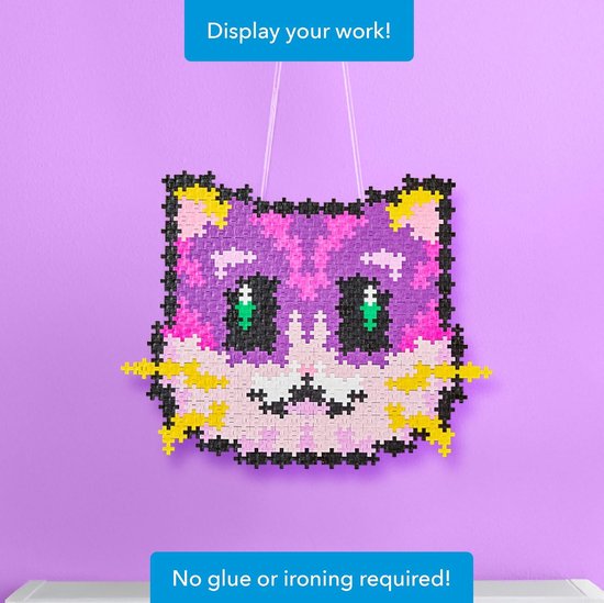 Plus-Plus Puzzle by Number Kat Poes 500 stukjes - 3960 - Puzzel en