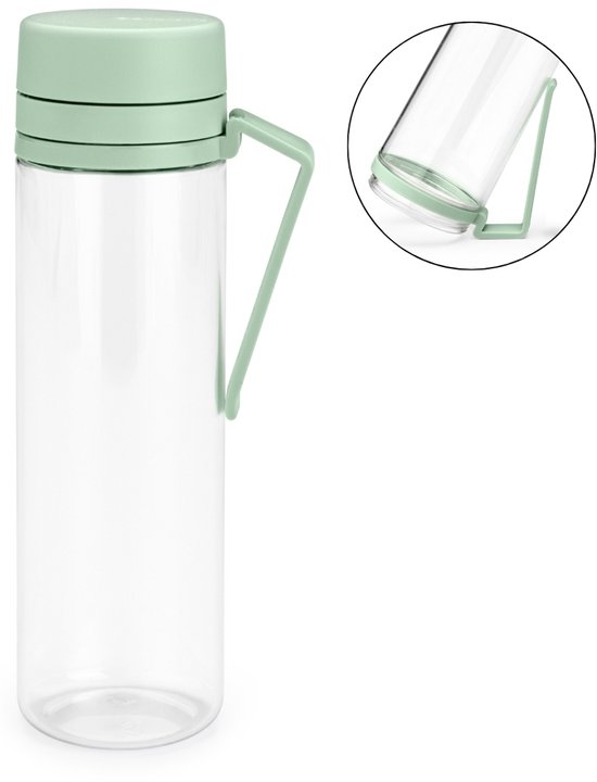 Brabantia Make & Take Utilisation quotidienne 500 ml Plastique Vert, Transparent