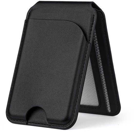 Porte-cartes magnétique pour iPhone Magsafe - Support portefeuille réglable - Porte-cartes - pour iPhone 12/13/14/15/16/ Pro / Pro MAX - noir
