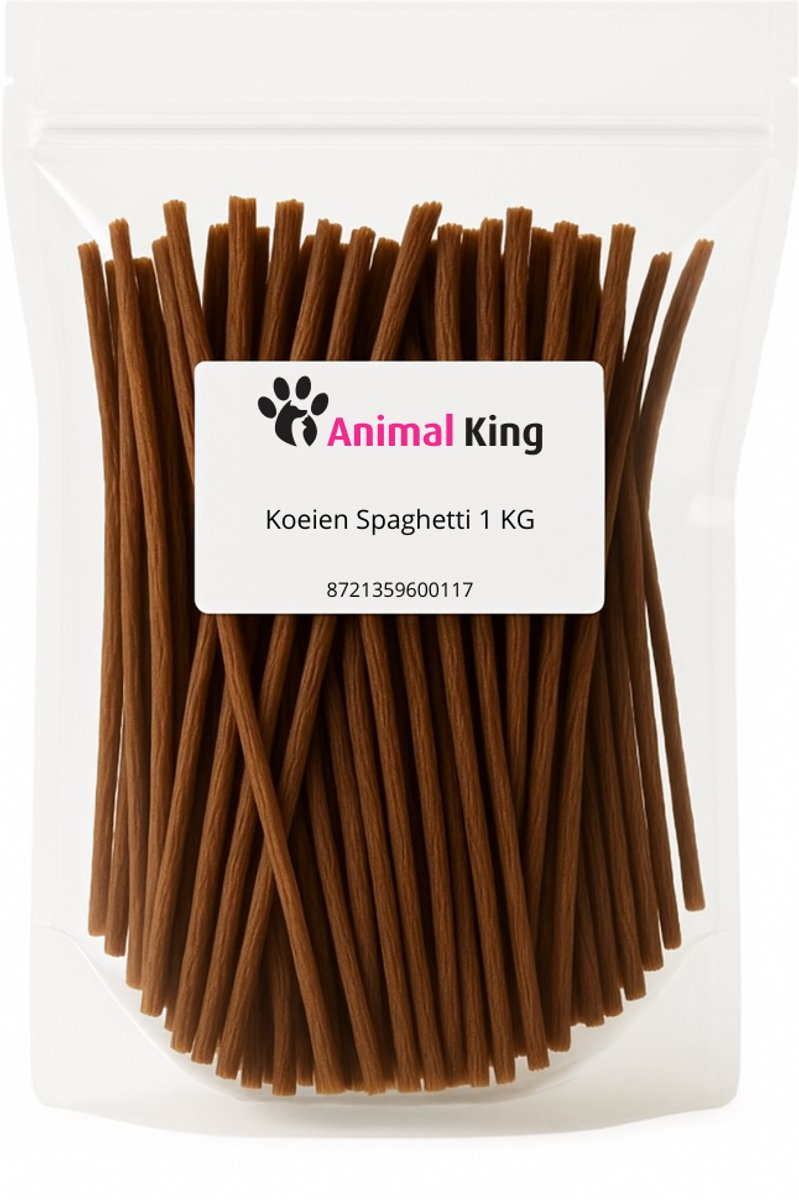 Animalking Koeien Spaghetti - Hondensnacks Gedroogd - Snacks Hond - Hondenvoeding - 1 KG