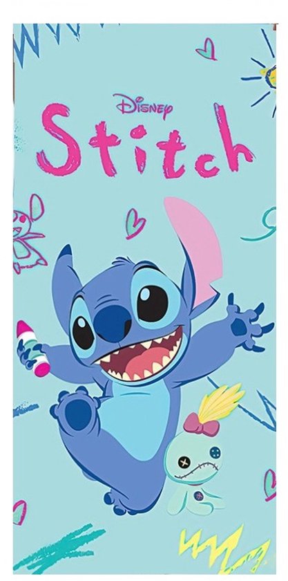 Lilo en Stitch Strandlaken - badlaken - handdoek - 70 x 140 cm - strand - Rage