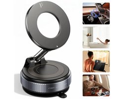Telefoonhouders Auto - Compatibel met iPhone & Android - Magnetisch - Auto Telefoonhouder - Telefoon gadgets - Vacuüm Magnetische Telefoonhouder – 360 graden Telefoonhouder - Zuignap - sportschool - Gym - Reizen - Bureau – Spiegel - Zwart Telefoonhouders Auto - Compatibel met iPhone & Android - Magnetisch - Auto Telefoonhouder - Telefoon gadgets - Vacuüm Magnetische Telefoonhouder – 360 graden Telefoonhouder - Zuignap - sportschool - Gym - Reizen - Bureau – Spiegel - Zwart