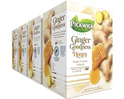 Pickwick Ginger Goodness Honey Kruidenthee - 15 x 4 theezakjes