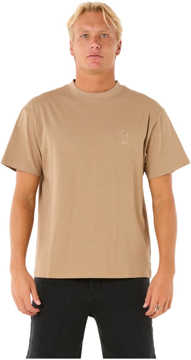 2025 Rip Curl Heren Zoeken Borduursel Tee - Sand Dune