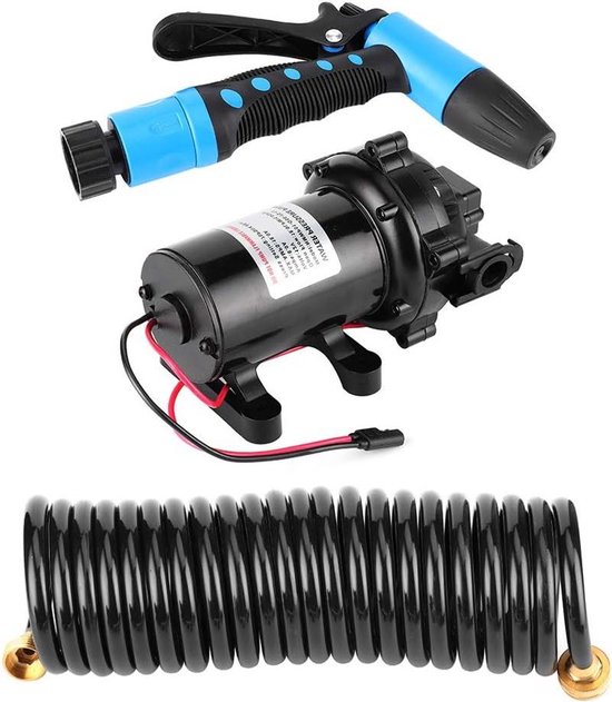 thumbnail image 2 of 12V Washdown Pump Kit 70 PSI 5.0 GPM For RV, Boat, Marine Deck Cleaning 2 of 9