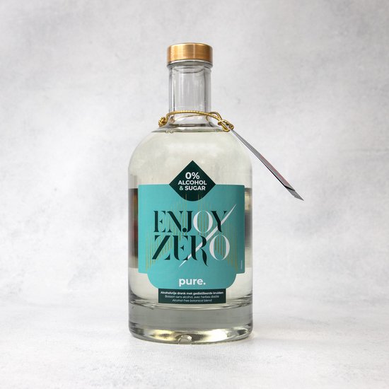 Enjoy de Zero Pure - 70cl | Gin sans alcool | Botanique - 0 % Mélangeur