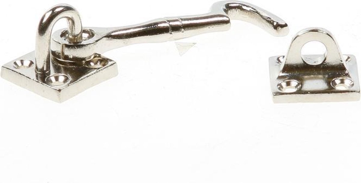 S&B Kajuithaak messing nikkel 60mm