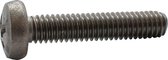 Elcee Metaalschroef RVS cilinderkop phillips M6 x 70mm