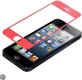 iPhone 6 4,7 Coloured Rood Screenprotector Tempered Glass