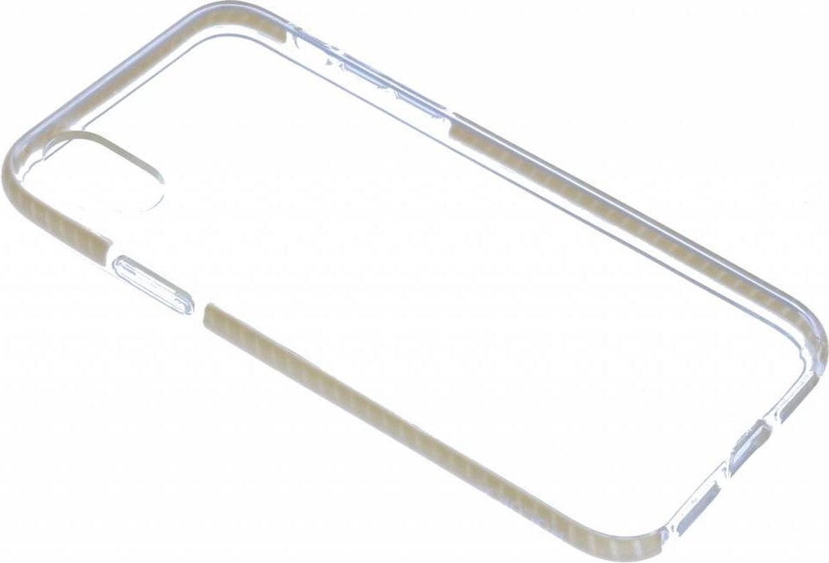 Puloka Goud Transparant Anti Shock Back hoesje iPhone X / Xs