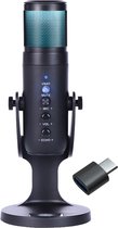 Bol.com Nuvance USB Microfoon met Standaard - voor PC en Gaming Microfoon - Streaming Microphone - RGB aanbieding
