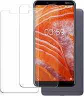 Ntech 2 Pack Nokia 8.1 Screenprotector 0.3mm HD clarity Hardness Tempered Glass
