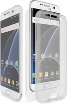 Samsung Galaxy S7 Hoesje Dual TPU Case 360 Graden Cover 2 in 1 Case ( Voor en Achter) Transparant
