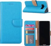 Samsung Galaxy S8 Booktype / Portemonnee lederen hoesje Blauw